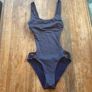 NWOT BananaMoon sporty ring cutout one piece swimsuit